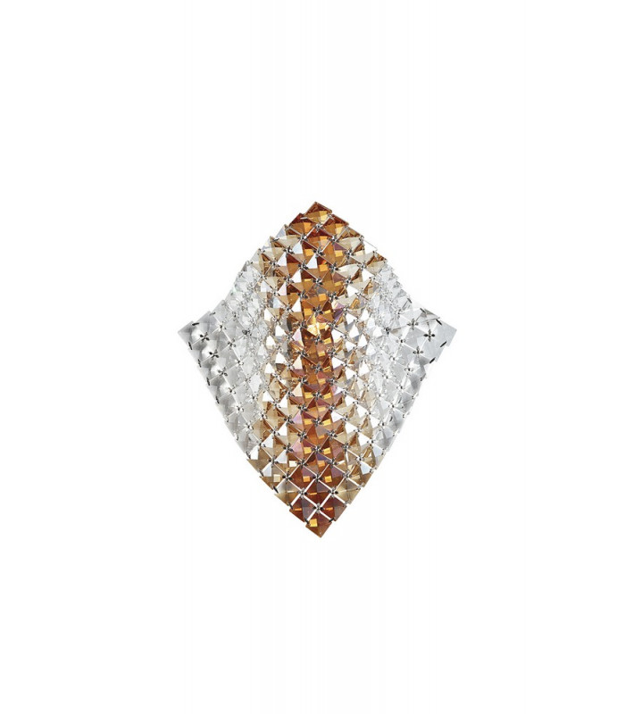 RUMBA Wall Light Transparent Amber Crystal 25x29cm-1