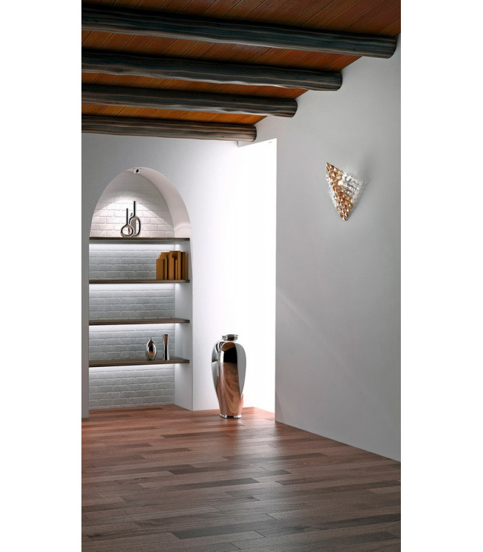 RUMBA Wall Light Transparent Amber Crystal 25x29cm-2