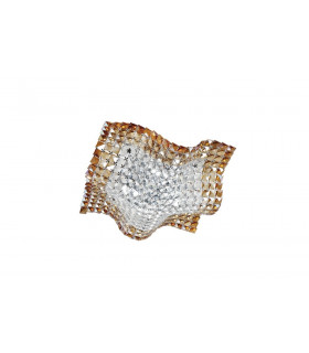 RUMBA Ceiling Light Transparent Amber Crystal 44x12x44cm