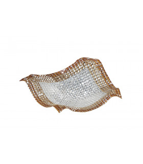 RUMBA Ceiling Light Transparent Amber Crystal 72x16x72cm