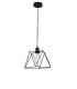 SANTANA Wire Frame Pendant Ceiling Light Black 20x20x23cm-1
