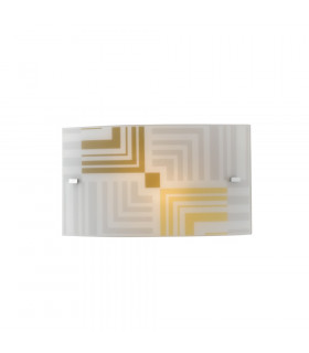 SEVENTY Flush Wall Light White 35x20cm-1