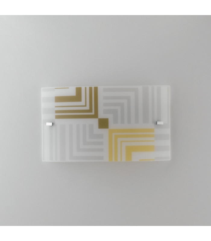 SEVENTY Flush Wall Light White 35x20cm-2