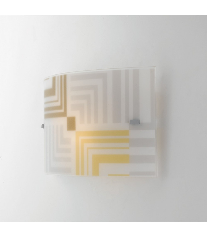 SEVENTY Flush Wall Light White 35x20cm-3