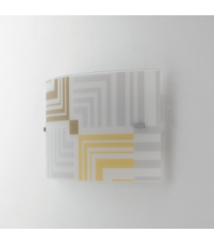 SEVENTY Flush Wall Light White 35x20cm-4