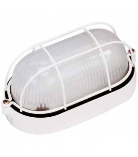 1 Light Outdoor Bulkheads White IP44, E27 - 1