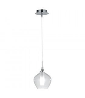SKYLINE Dome Pendant Ceiling Light Transparent 16.7x17.5cm
