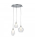 SKYLINE 3 Light Cluster Pendant Ceiling Light Transparent 35x22.5cm-1