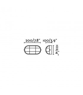 1 Light Outdoor Bulkheads White IP44, E27 - 2