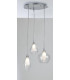 SKYLINE 3 Light Cluster Pendant Ceiling Light Transparent 35x22.5cm-2