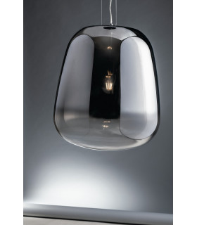 SMOKE Dome Pendant Ceiling Light Grey 45x52.7cm-2