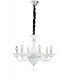 SOFFIO 6 Light Chandeliers White 66x50cm-1