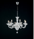 SOFFIO 8 Light Chandeliers White 71x50cm-2