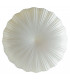 SPRING LED Patterned Glass Flush Ceiling Light White 6600lm with Remote Control CCT WIFI 76cm