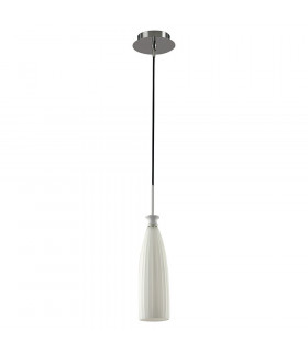 SWING Slim Pendant Ceiling Light White 15x27cm-1