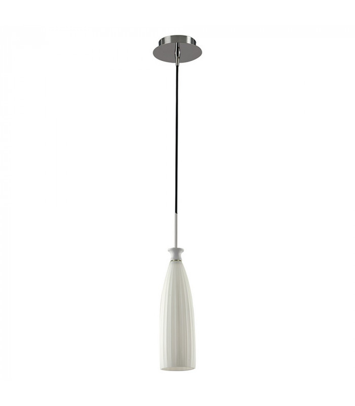 SWING Slim Pendant Ceiling Light White 15x27cm-1