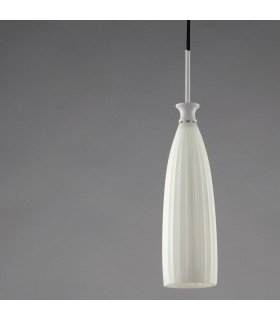 SWING Slim Pendant Ceiling Light White 15x27cm-2