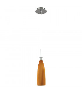 SWING Slim Pendant Ceiling Light Amber 15x27cm-1