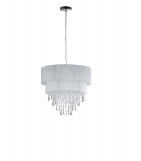 TWIST Cylindrical Pendant Ceiling Light White 40x37.5cm-1