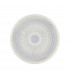 UNIKA LED Patterned Glass Flush Ceiling Light White 1800lm CCT 29cm-1