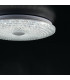 UNIKA LED Patterned Glass Flush Ceiling Light White 4400lm with Remote Control CCT WIFI 49.5cm-2