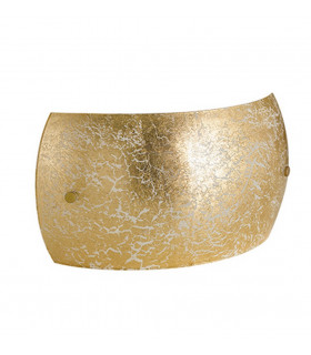 VANITY 2 Light Flush Wall Light Gold 27x15x8.5cm