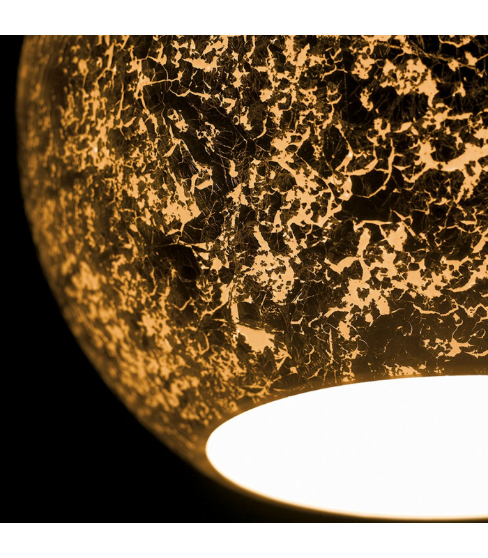 VANITY Dome Pendant Ceiling Light Gold 20x19cm-2