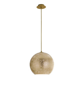 VANITY Dome Pendant Ceiling Light Gold 30x29cm