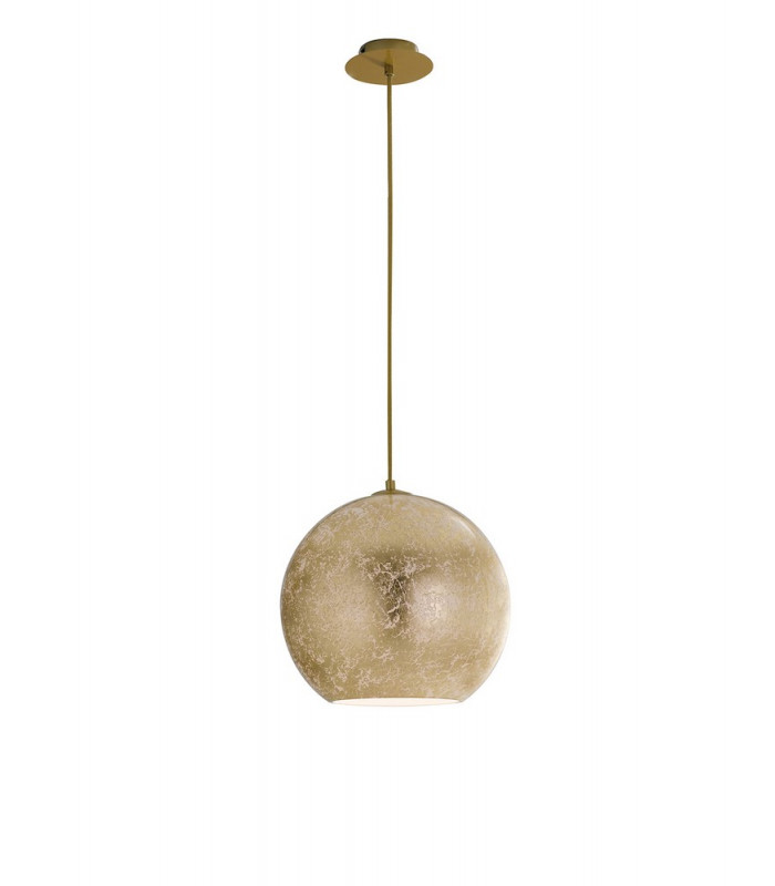 VANITY Dome Pendant Ceiling Light Gold 30x29cm