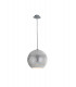VANITY Dome Pendant Ceiling Light Silver 30x29cm