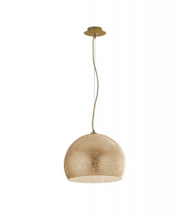VANITY 3 Light Dome Pendant Ceiling Light Gold 40x33cm-1