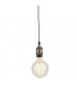 VINTAGE Slim Pendant Ceiling Light Copper 120cm