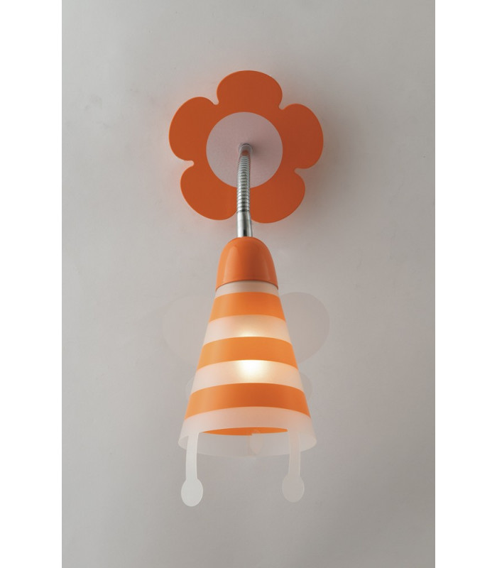FATINA Children's Wall Light Orange 13x35cm-3