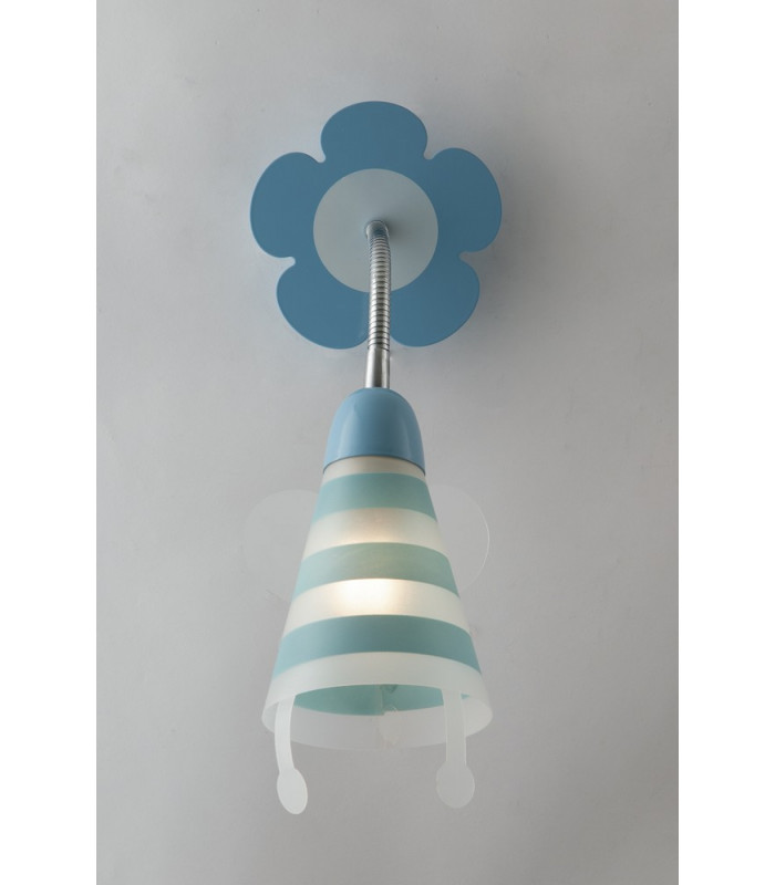 FATINA Children's Wall Light Blue 13x35cm-3