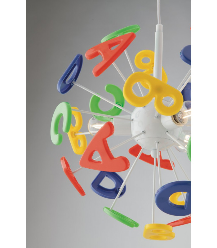Children's Ceiling Light Multicolour 41x100cm-3