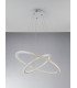 BRYANT LED 2 Ring Pendant Ceiling Light White 3555lm 3000K 60x2+40x2cm-2