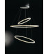 BRYANT LED 3 Ring Pendant Ceiling Light White 6840lm 3000K 80x2+40x2cm-3