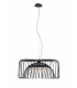 COUGAR LED Wire Frame Pendant Ceiling Light Black 1920lm 4000K 50x26cm