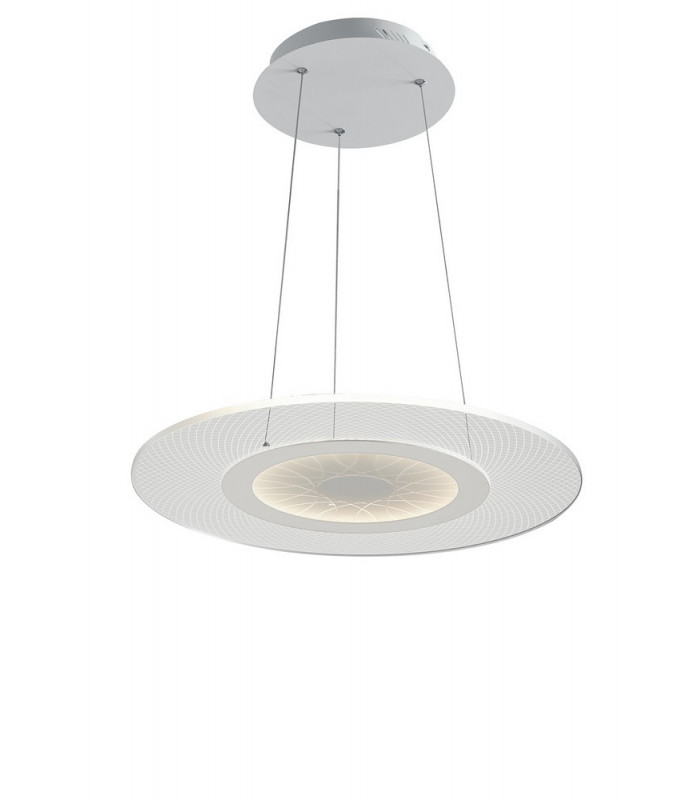 ETERNITY LED Pendant Ceiling Light White 2720lm 4000K 50x1cm