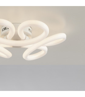 HEAVEN LED Semi Flush Light White 4810lm 4000K 52x11.5cm-2