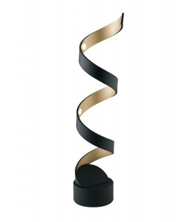 HELIX LED Swirl Table Lamp Black 960lm 4000K 14.5x66cm-1