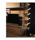 HELIX LED Swirl Floor Lamp Black Gold 2400lm 3000K 14.5x152cm-3