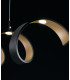 HELIX LED Swirl Pendant Ceiling Light Black 2400lm 4000K 125x13.5cm-2