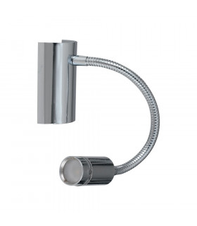 KEPLER LED Reading Light Chrome 100lm 3000K 6x9x32cm