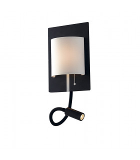 POP LED 2 Light Reading Light White black 480+100lm 4000K 22x16x7.5cm-1