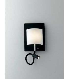 POP LED 2 Light Reading Light White black 480+100lm 4000K 22x16x7.5cm-2
