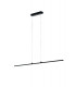 SHANGHAI LED Pendant Ceiling Light Black 1700lm 3000K 100x1.5x1.2cm