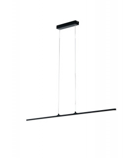 SHANGHAI LED Pendant Ceiling Light Black 1700lm 3000K 100x1.5x1.2cm