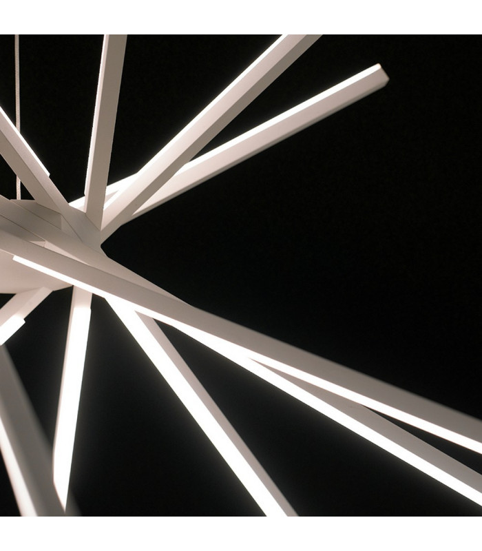 SHANGHAI LED Pendant Ceiling Light White 2860lm 3000K 113x51.5cm-4