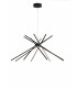 SHANGHAI LED Pendant Ceiling Light Black 2370lm 3000K 113x51.5cm-1